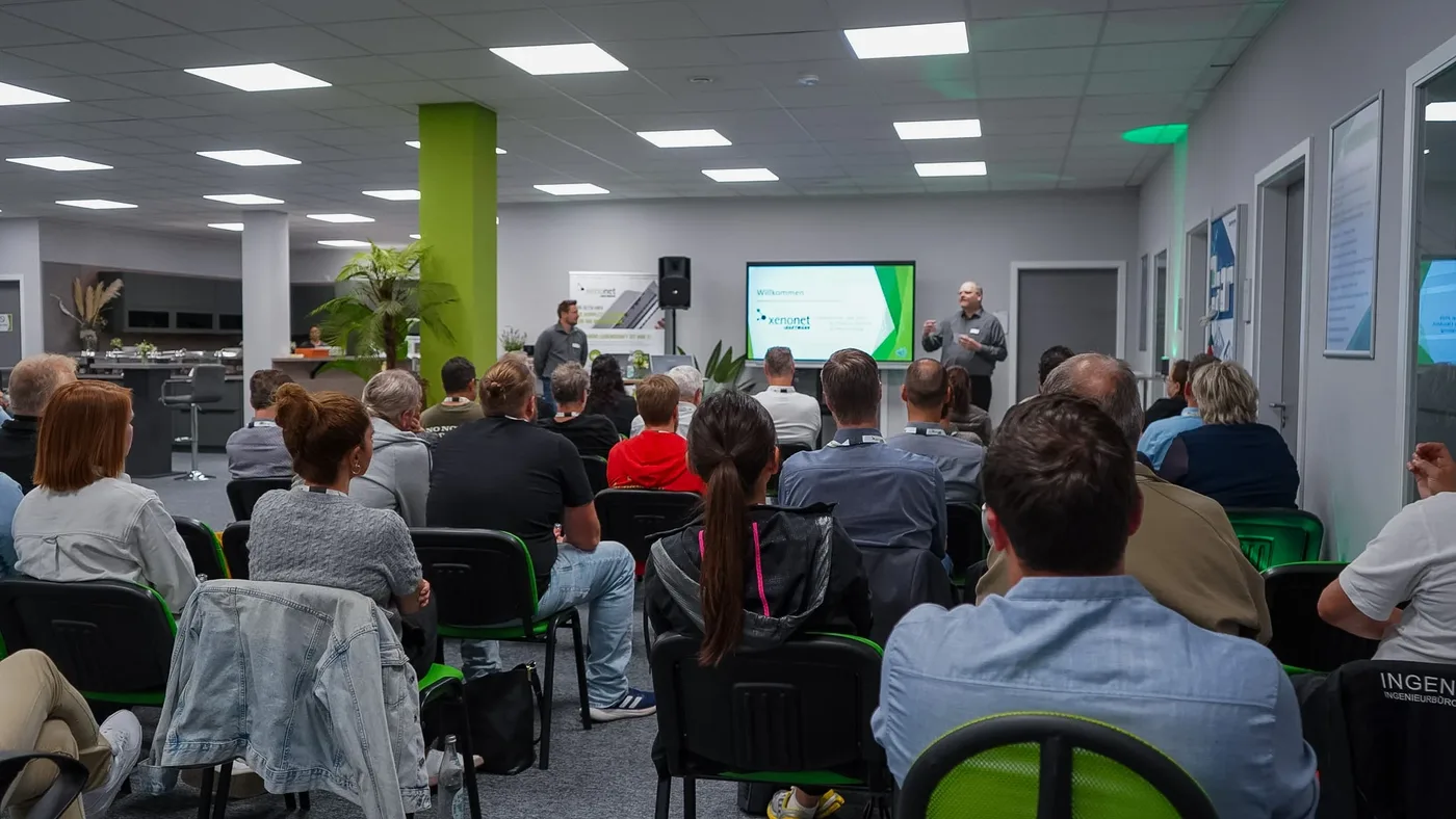 Volles Haus beim Vortrag bei xenonet